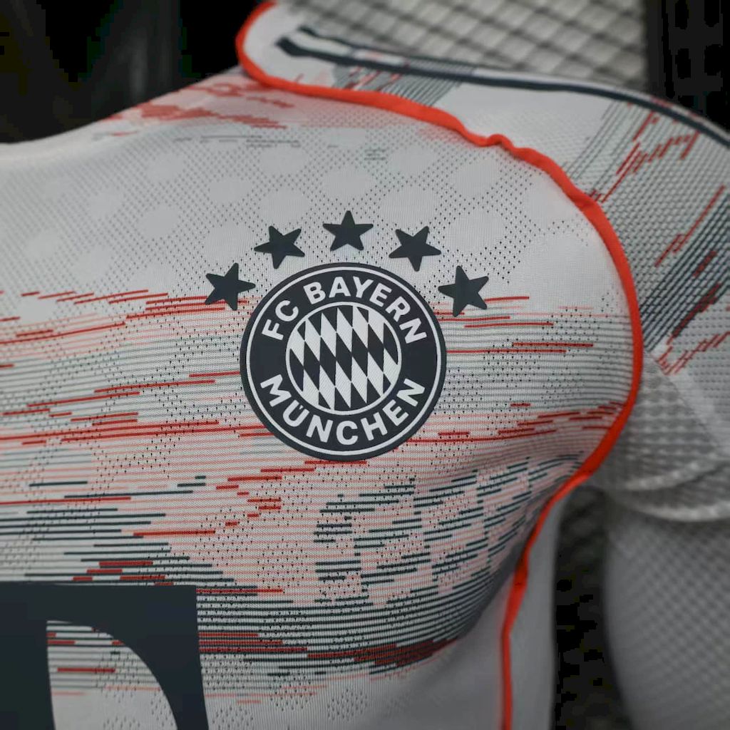 Bayern Munich 2025/26 Away Long Sleeves Jersey Player Version