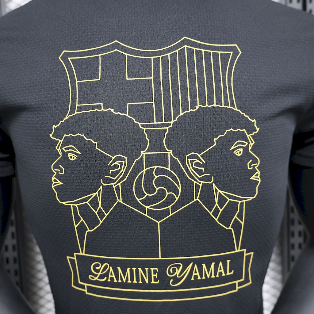 Camisa Barcelona 202425 'LAMINE YAMAL 304' Edição Especial Versão Jogador