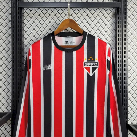 Men's São Paulo 2024/25 Away Long Sleeve Jersey
