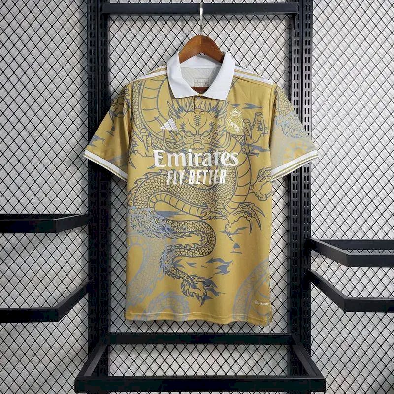 Real Madrid 2023/24 Yellow Dragon Special Edition Jersey