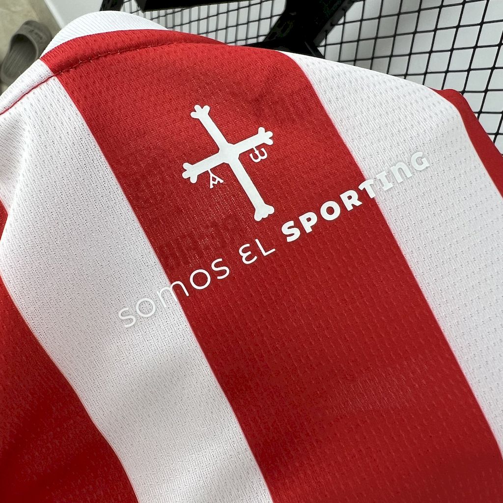 Sporting de Gijón 2024/25 Home Kids Kit