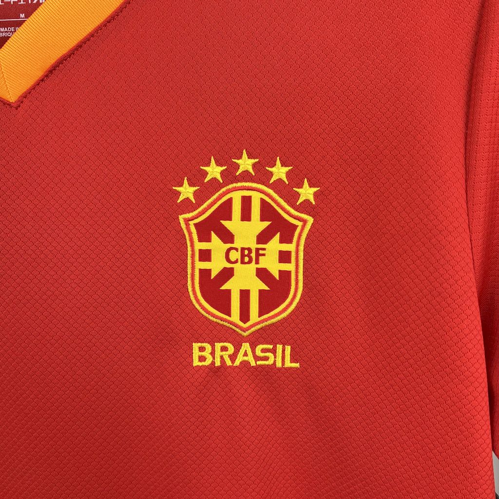 Brazil 2025/26 Jordan Red Special Edition Jersey 2