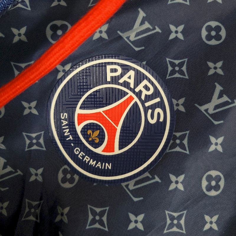 Paris Saint-Germain Co branded LV 2023-24 Player Windbreaker