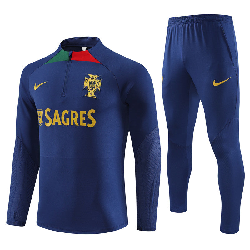 Portugal 2024/25 Half-Zip Adult Sweater+Pant 14001