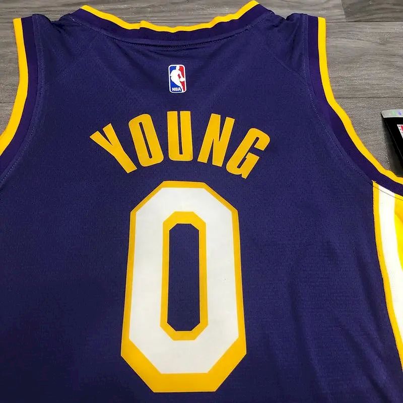 Nick Young Men’s Purple Player Version Jersey – Retro Classic Edition