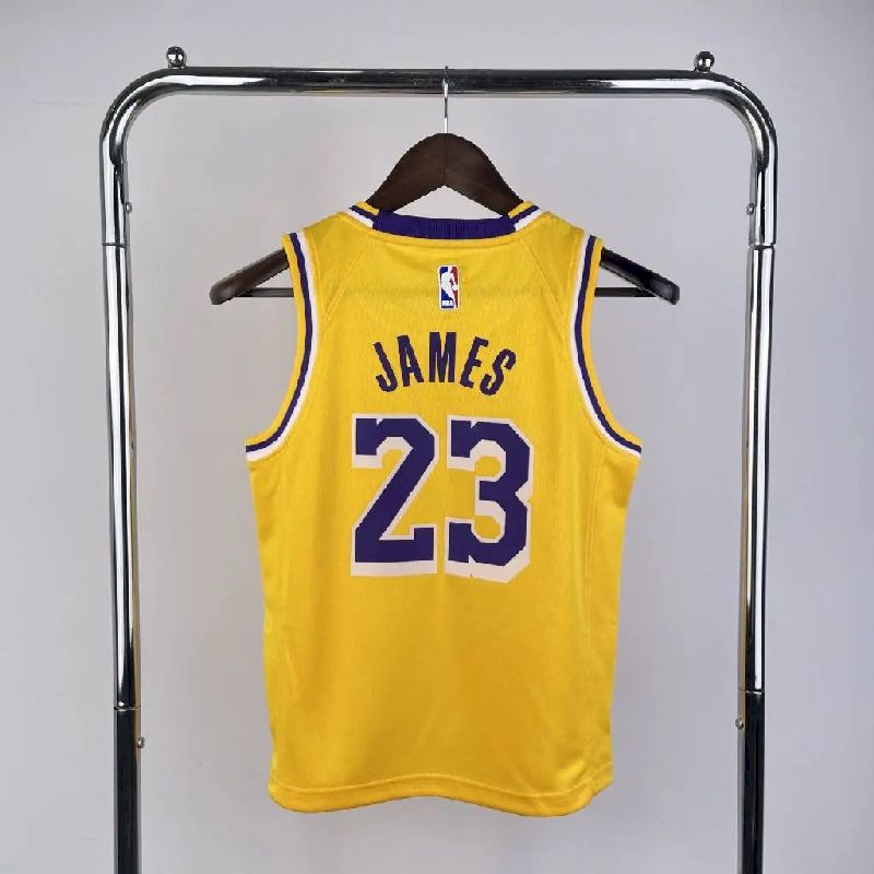 Youth LeBron James Yellow Team Jersey