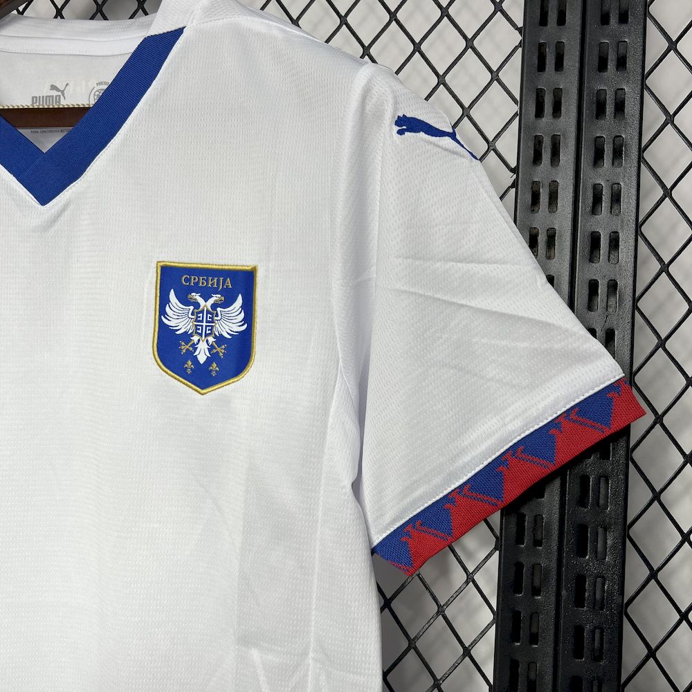 Camisa Sérvia Euro 2024/25 Away
