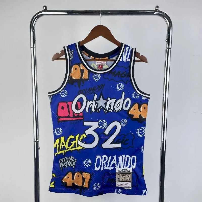 Camisa masculina M&N 1994/95 Shaquille O'Neal retrô