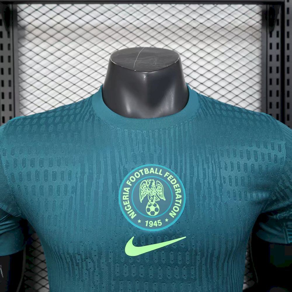 Camisa Nigéria 25/26 Verde Escuro Edição Especial Versão Jogador