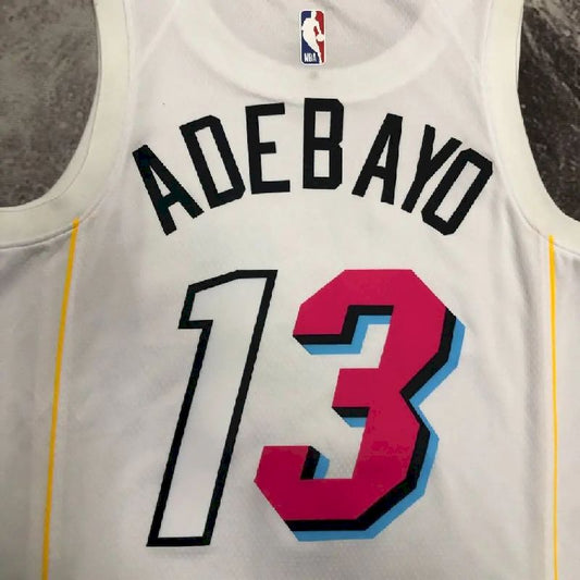 Men’s Bam Adebayo White Team Jersey – City Edition