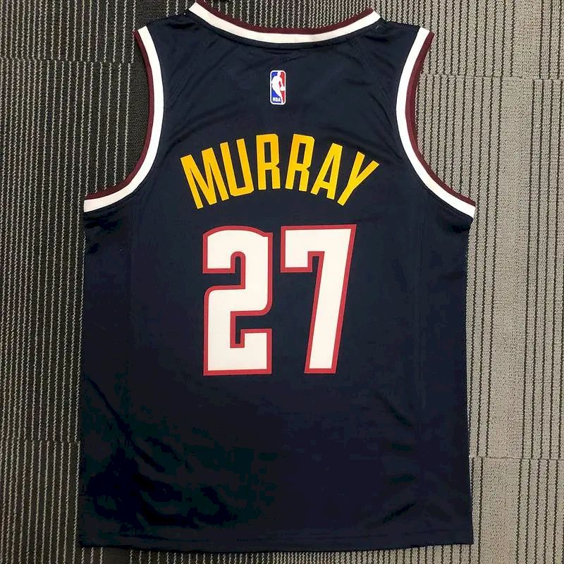 Men’s Jamal Murray Black Swingman Player Version Jersey – Icon Edition