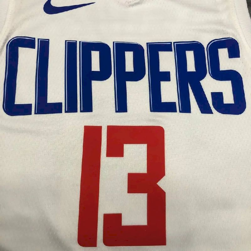 Men’s Paul George White 2020-21 Player Version Jersey – Association Edition
