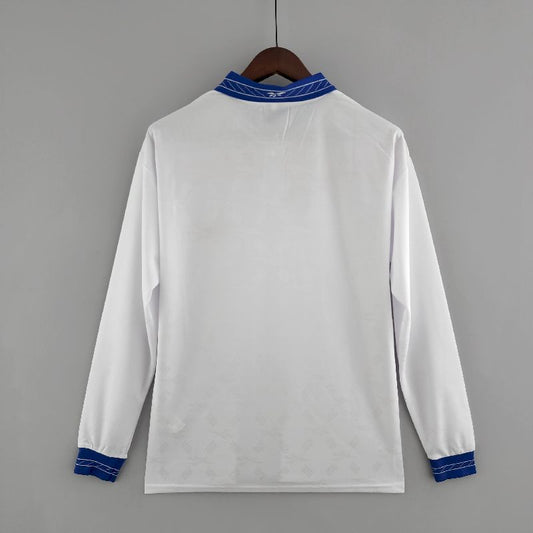 Camisa reserva de mangas compridas retrô do Chile 1998