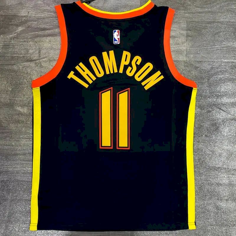 Men’s Klay Thompson 2020-21 Navy Swingman Jersey – City Edition