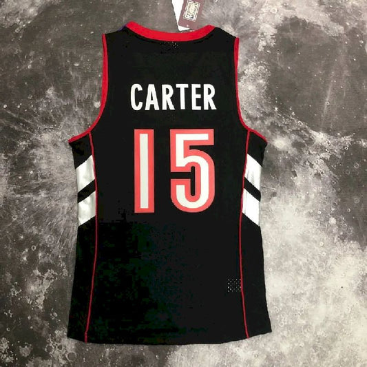 Camisa masculina M&N 2000 Vince Carter retrô roxa/preta
