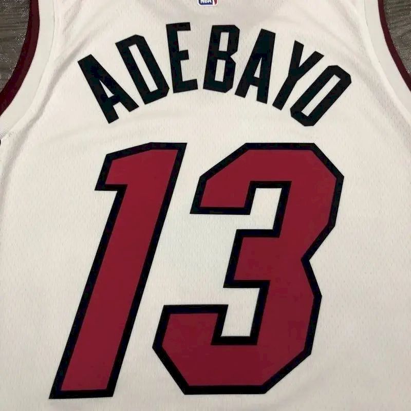 Camisa Bam Adebayo Branca Masculina 2020-21 Swingman Versão Jogador – Edição Associação