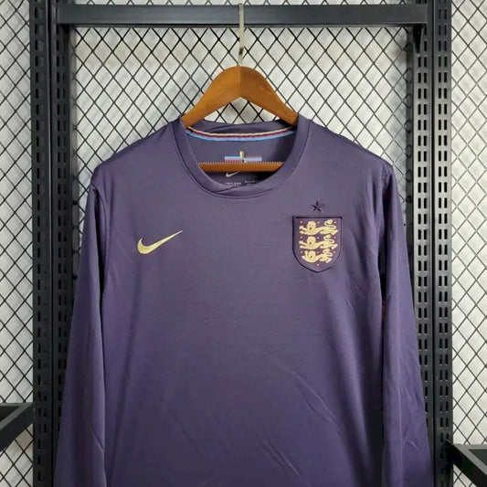 Men's England 2024/25 Away Long Sleeve Jersey