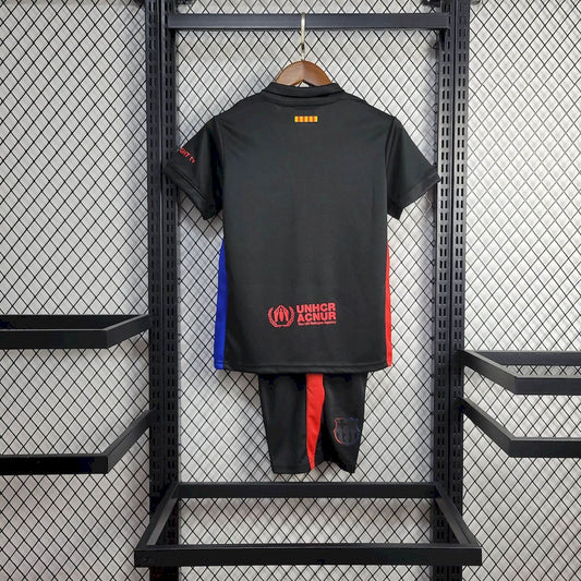 Barcelona 2024/25 Away Kids Kit