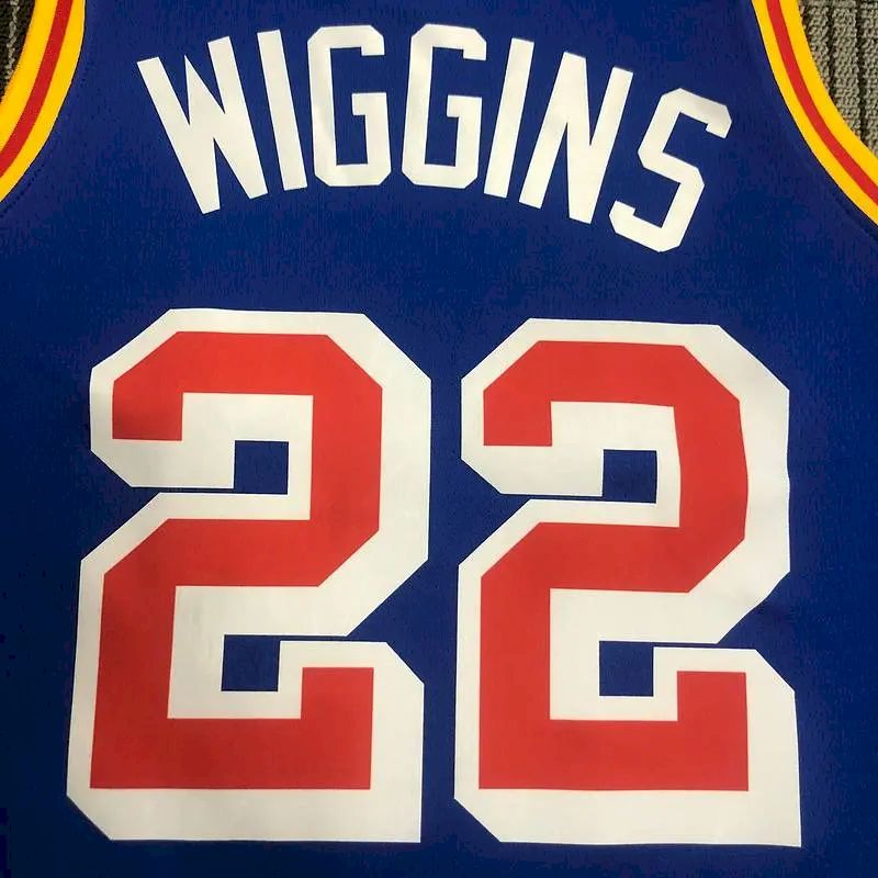 Andrew Wiggins Men’s Blue 2021-22 75th Anniversary Jersey – Classic Edition