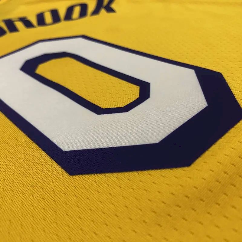 Russell Westbrook Men’s Yellow Swingman Team Jersey – City Edition