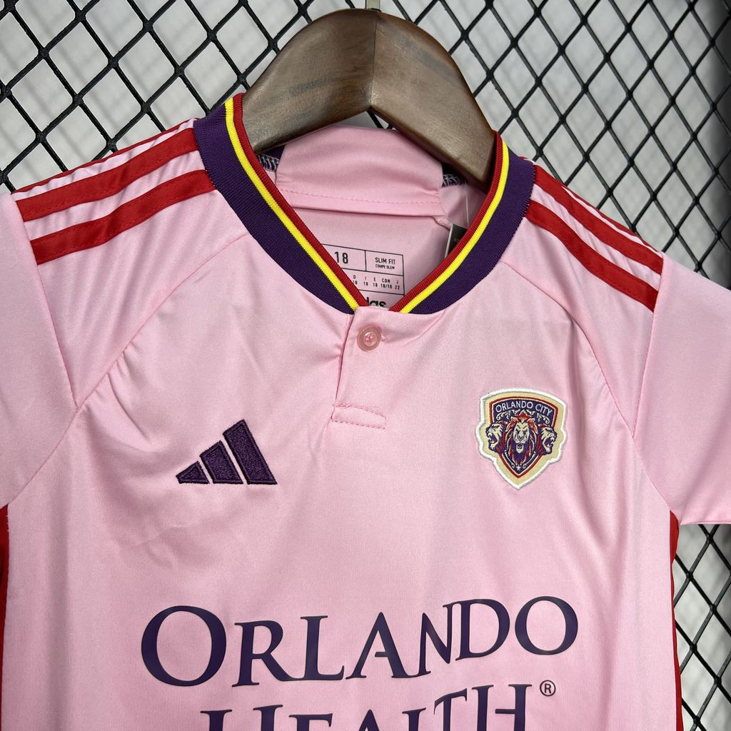 Orlando City 2024/25 Away Kids Kit