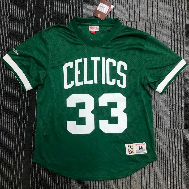 Larry Bird Men’s Green Player Jersey – Throwback Edition