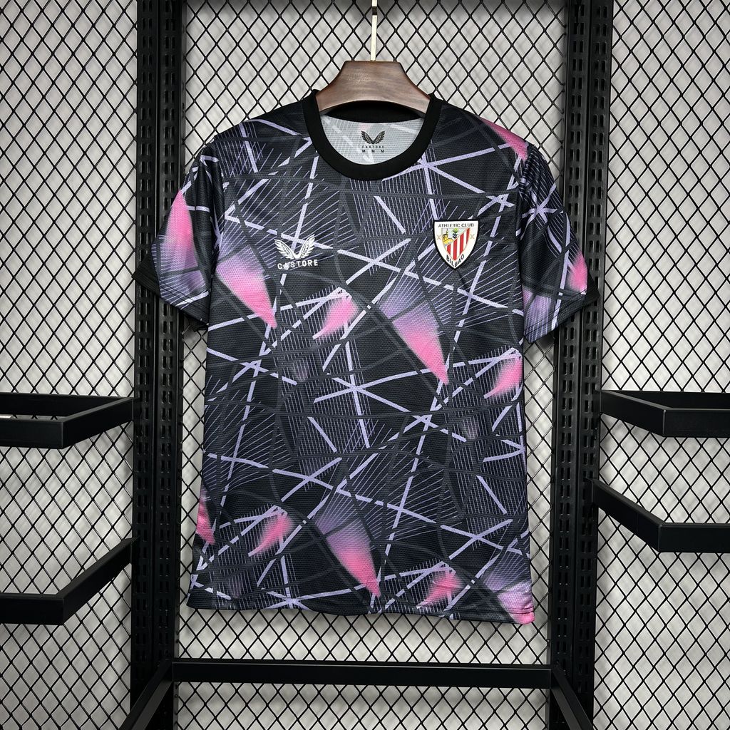 Camisa do Athletic Bilbao Castore Cup 2024/25, cor lavanda, para o dia da partida