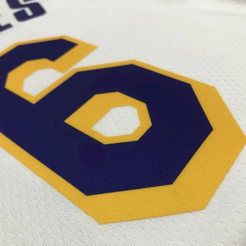 Camisa masculina LeBron James White Team – Edição de 75º aniversário