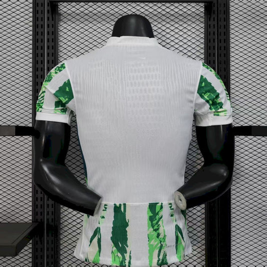 Men's Nigeria 25/26 White and Green Jersey Player Version
