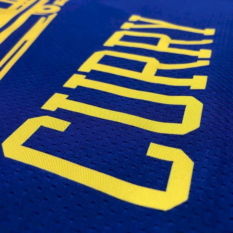 Stephen Curry Men’s Blue Player Version Jersey – Classic Edition