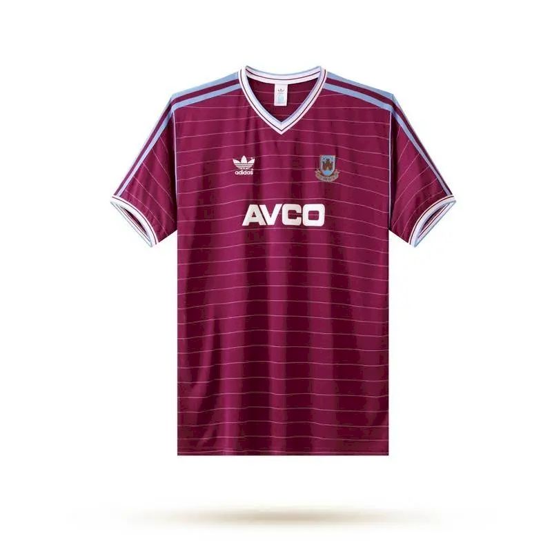 Camisa retrô do West Ham United de 1986