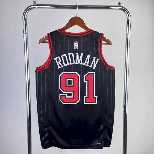 Camisa preta masculina Dennis Rodman Team – Edição Statement