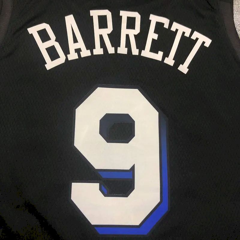 Men’s R.J.Barrett Black 2020-21 Swingman Player Version Jersey – City Edition