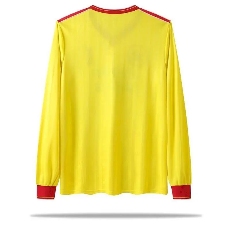 Camisa retrô mangas compridas Liverpool 1985/86 Terceira Copa da Inglaterra