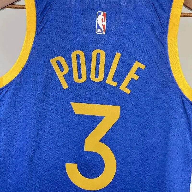 Men’s Jordan Poole Blue Away Team Jersey