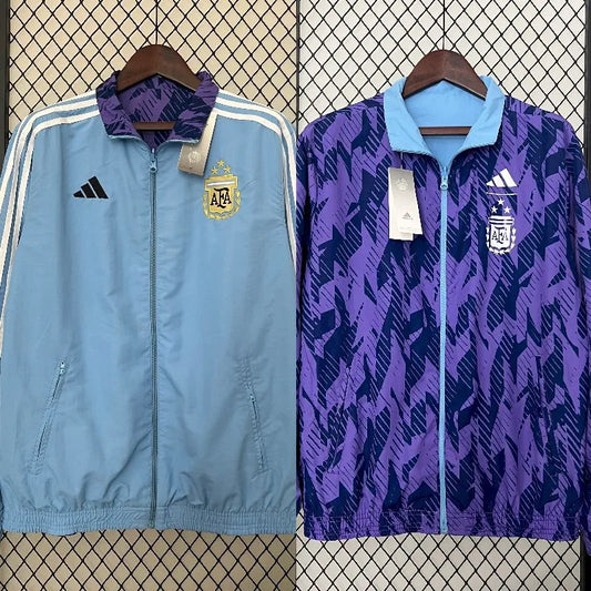 Argentina 2024-25 Jaqueta corta-vento dupla face