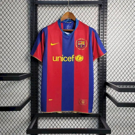 Camisa retrô titular do Barcelona 2007/08