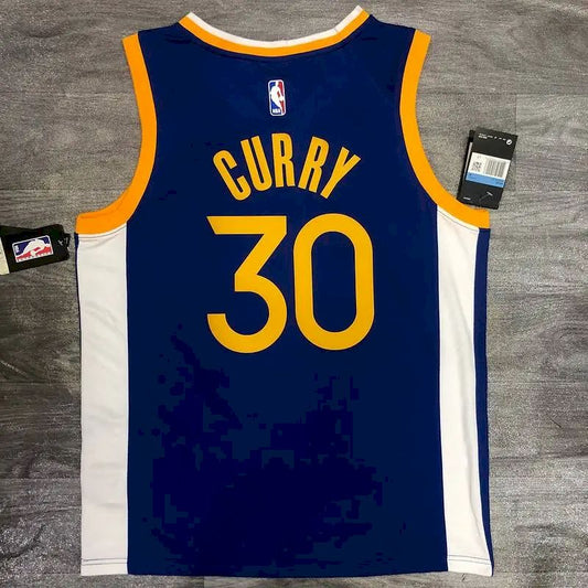 Camisa Stephen Curry Azul Masculina Versão Jogador – Edição Ícone