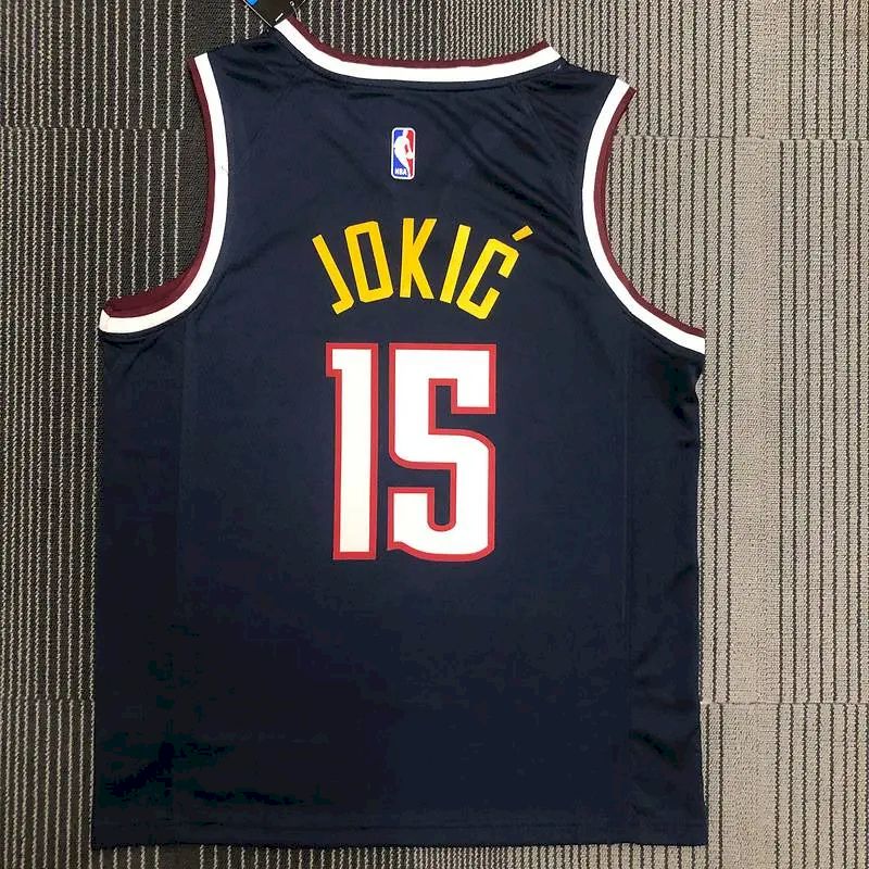 Men’s Nikola Jokic Black Swingman Player Version Jersey – Icon Edition