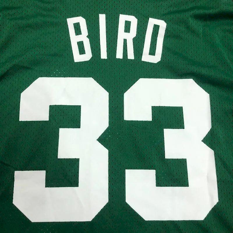 Larry Bird Men’s Green Player Jersey – Throwback Edition
