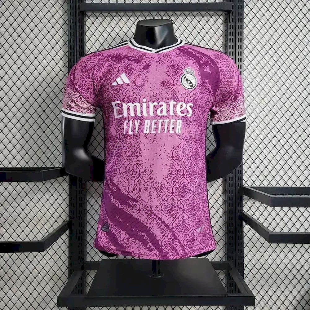 Camisa Real Madrid Edição Especial Rosa 2023/24 Versão Jogador