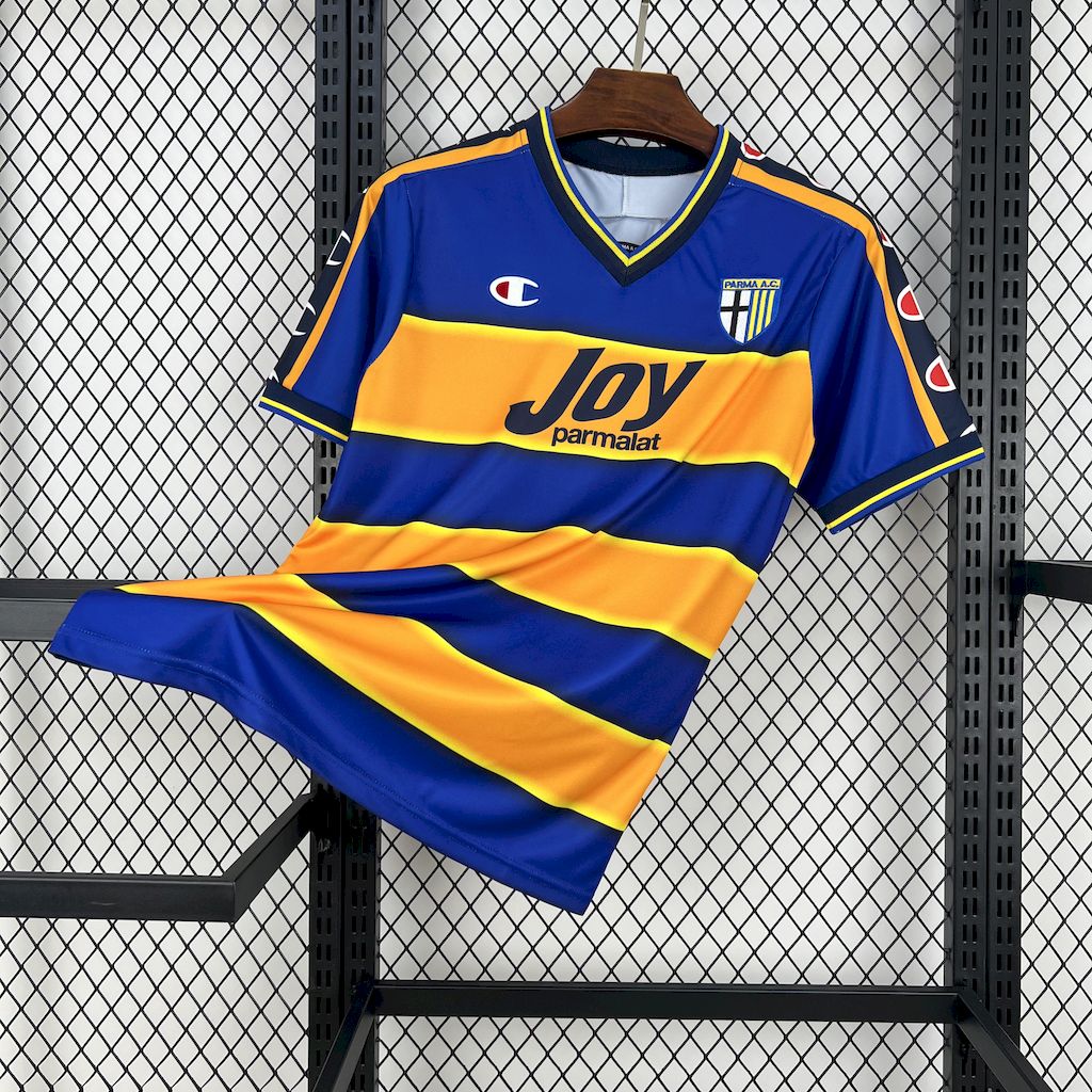 Camisa Home Retro Parma Calcio 2001/02