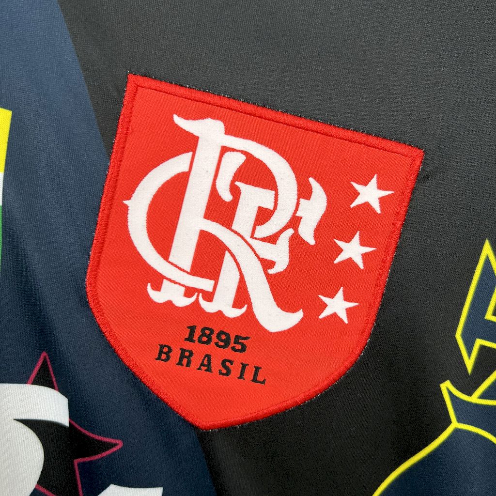 Camisa de goleiro retrô manga comprida do Flamengo 1998