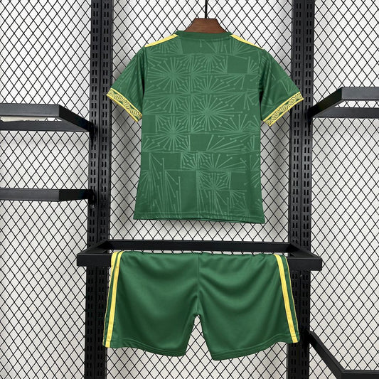 Kids Mexico 2025/26 Gold- Green Kit