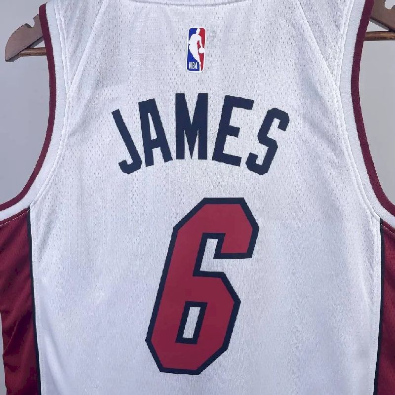 Men’s LeBron James White Team Jersey