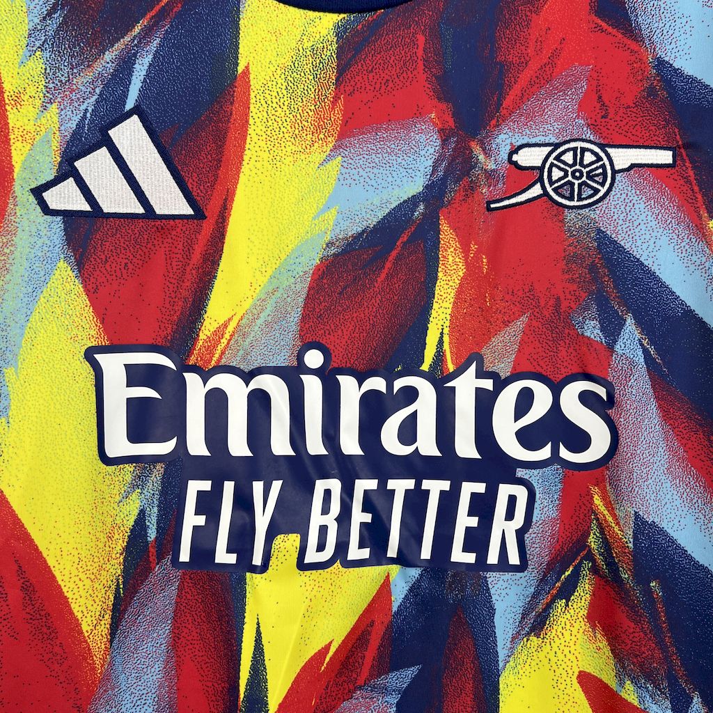 Arsenal 2025/26 Colorful pre-match training Jersey