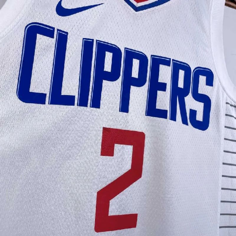 Camisa Kawhi Leonard Branca Masculina 2023 - Time Principal