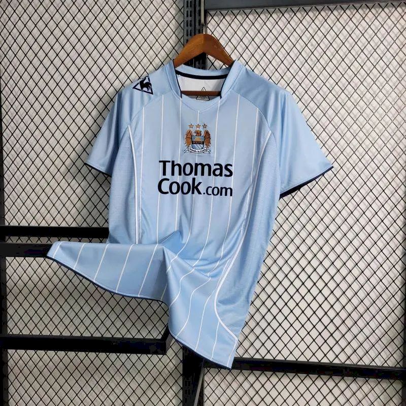 Camisa retrô titular do Manchester City 2007/08