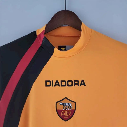Camisa retrô de manga comprida AS Roma 2005/06 Home