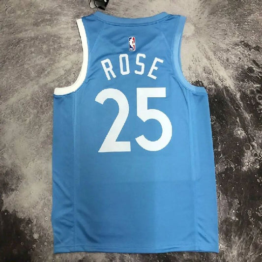 Camisa azul Derrick Rose masculina